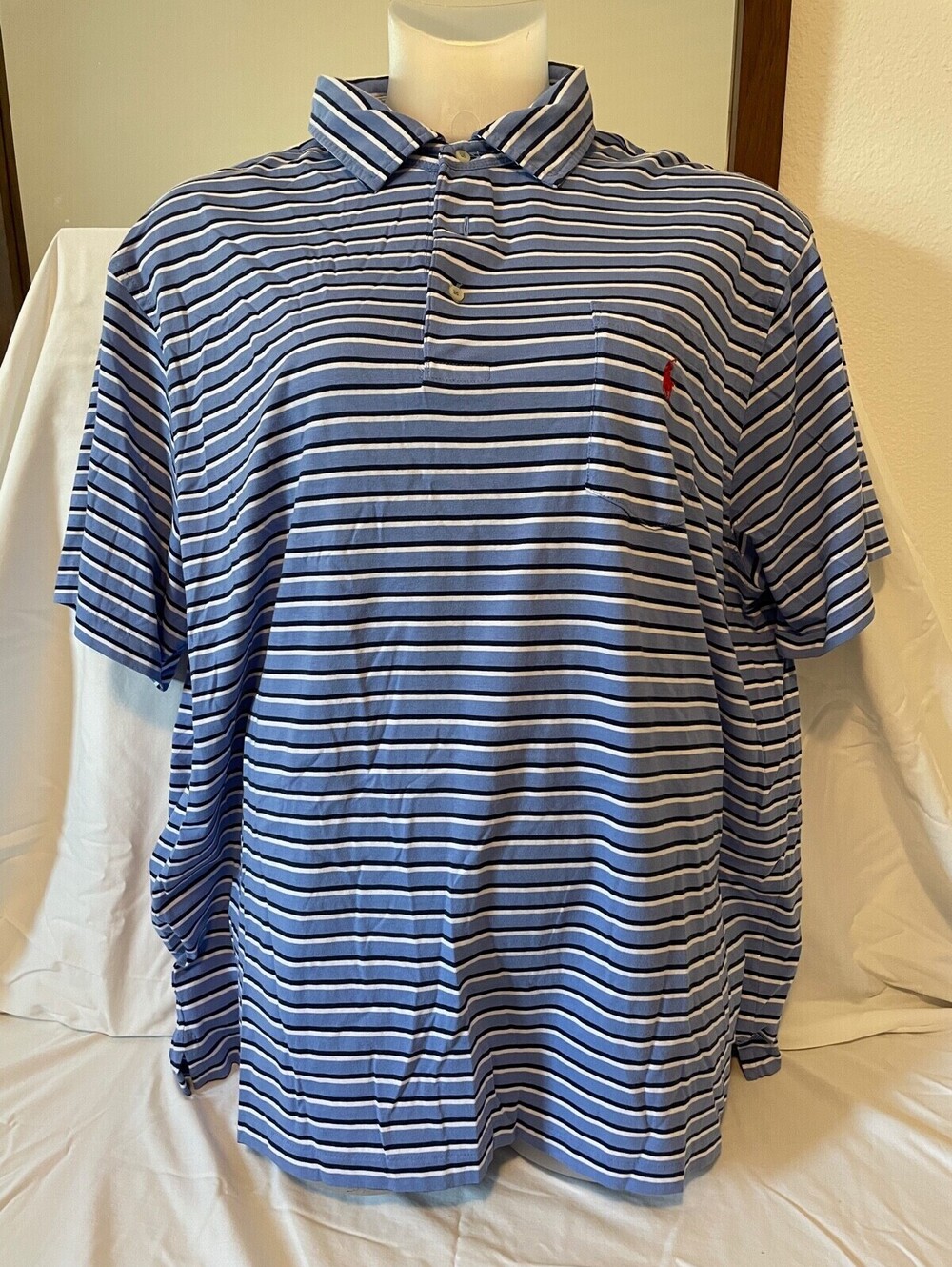 EUC Polo Ralph Lauren Striped Polo shirt, Size 2XB